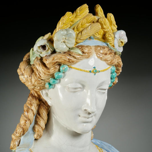 PAIRE DE BUSTES DES SAISONS