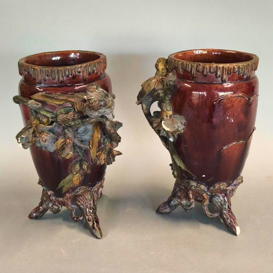 PAIRE DE VASES