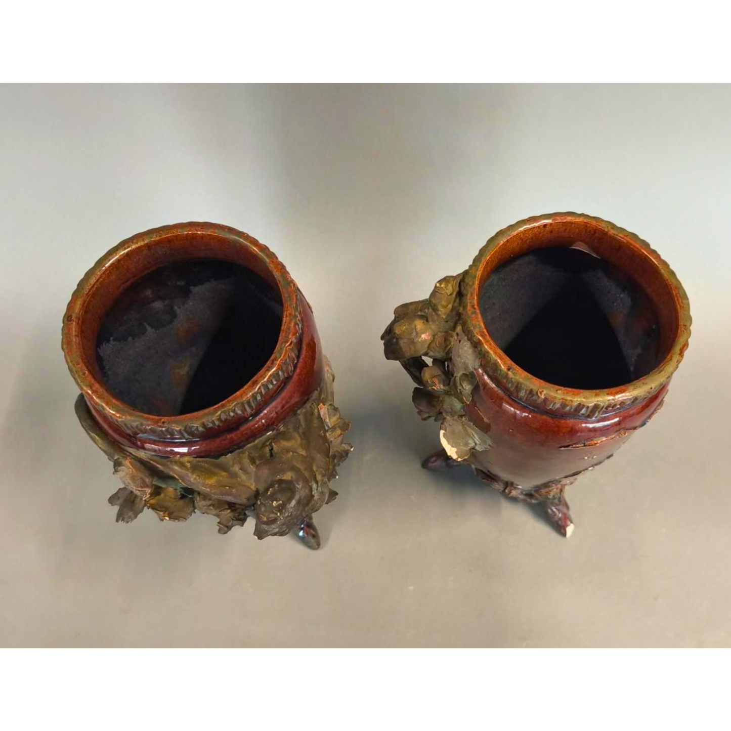 PAIRE DE VASES