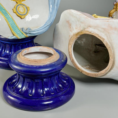PAIRE DE BUSTES DES SAISONS
