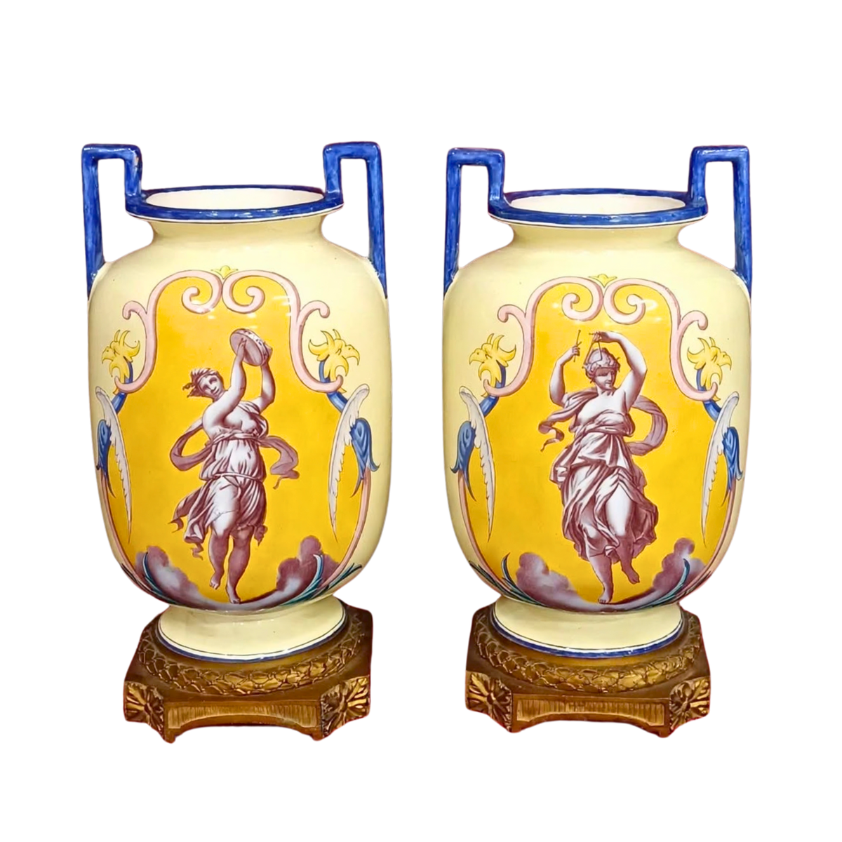 PAIRE DE VASES
