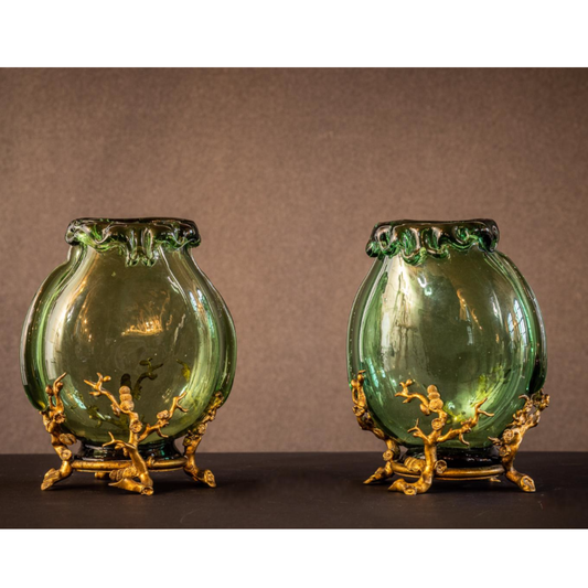 PAIRE DE VASES